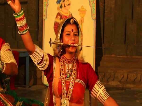 Rajasthani Terah Tali traditional costume